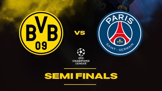 Borussia Dortmund x PSG ao vivo: horário e onde assistir à Champions League