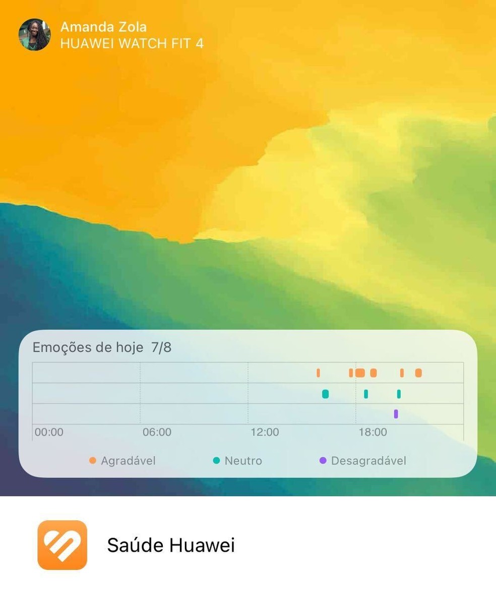  Reprodução/Huawei Health