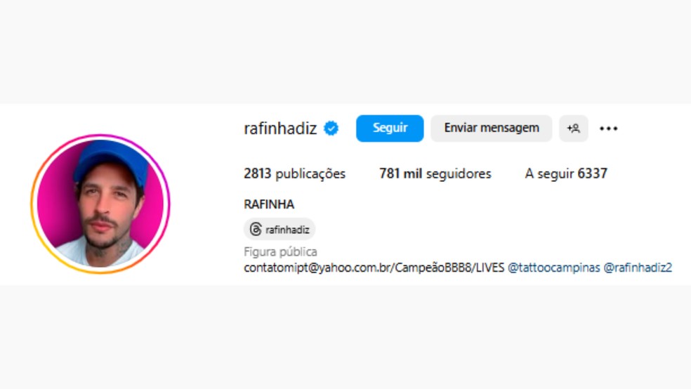  Reprodução/Instagram
