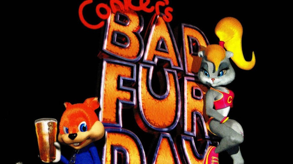  Divulgação / RARE) — Foto: Conker's Bad Fur Day trouxe temas adultos ao mundo da Nintendo (Foto: Divulgação / RARE)