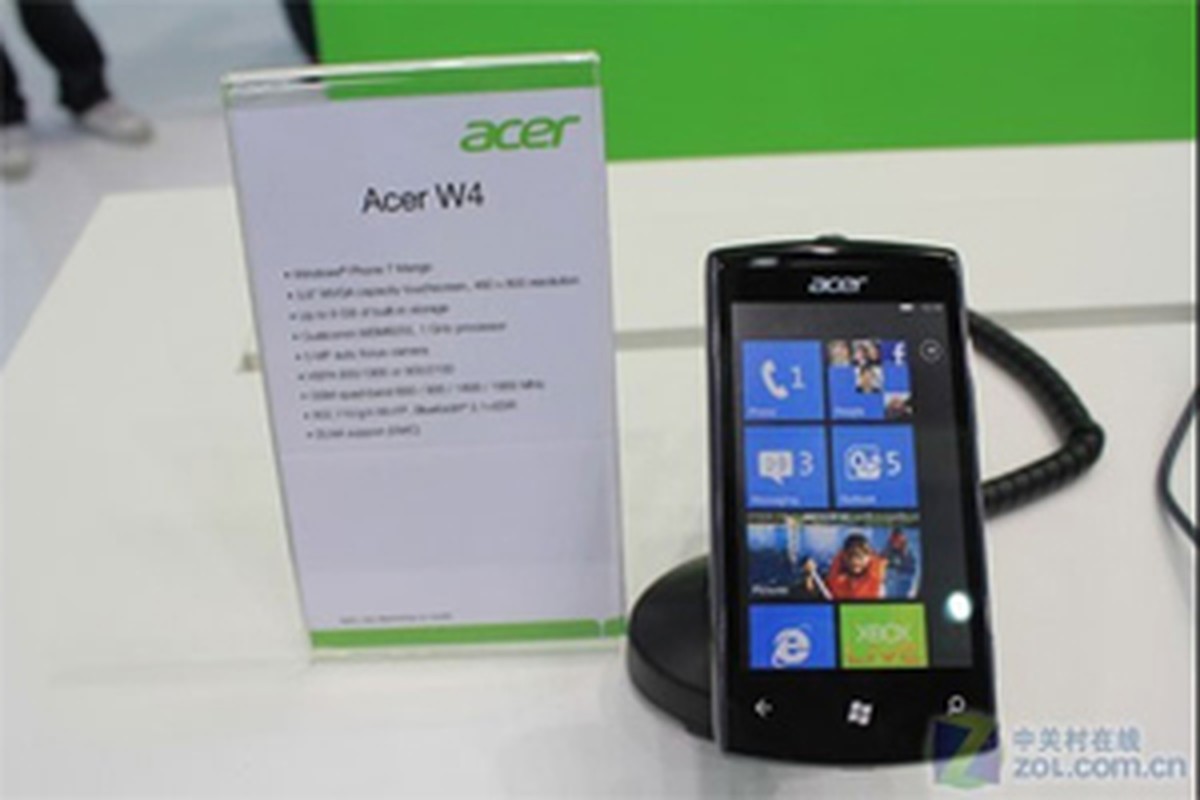 Acer W4: Veja as especificações deste smartphone com Windows Phone 7 ...