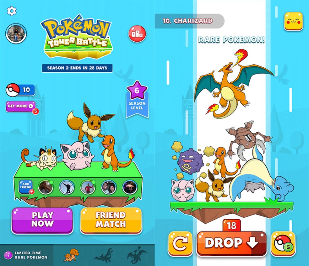 Pokémon - Foram lançados dois jogos pelo Facebook Gaming!