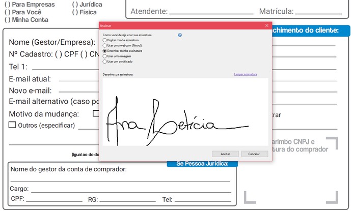 Adobe Reader permite fazer assinatura digital em PDFs