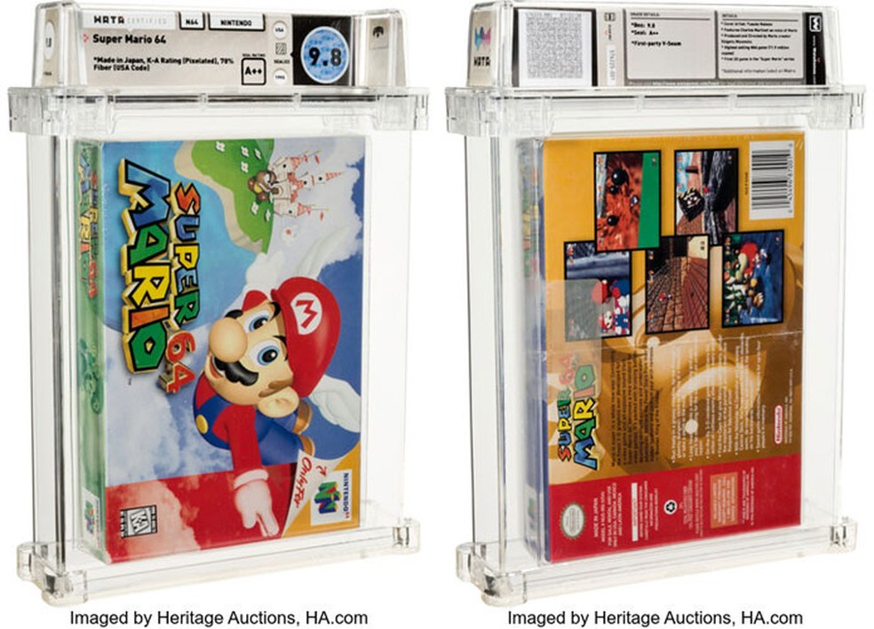 Jogo Super Mario Bros. de 1986 é vendido por valor recorde de R$ 3,7  milhões