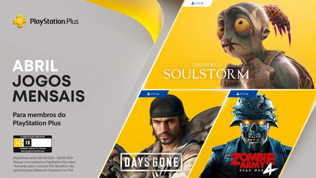 PlayStation Plus: veja lista de jogos grátis de agosto no PS4 e PS5