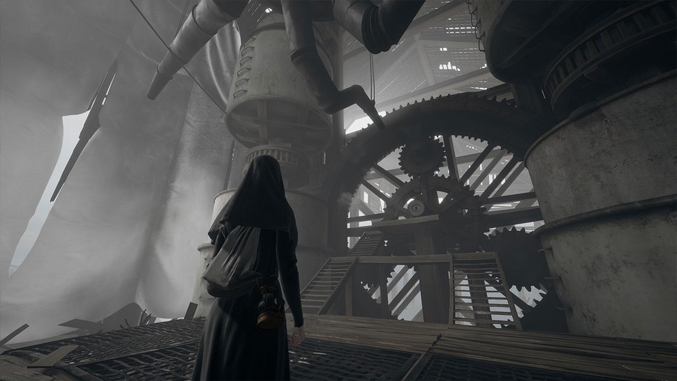 Indika é um game de aventura bem diferente focado em uma freira que faz amizade com o Diabo — Foto: Reprodução/Steam