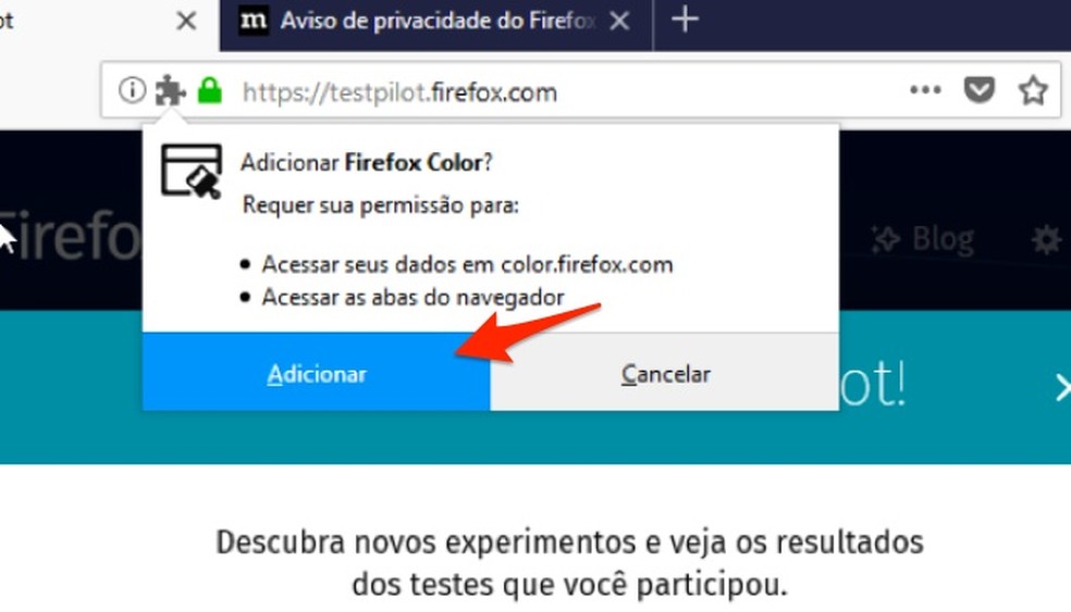 Firefox: como mudar a cor do nagevador