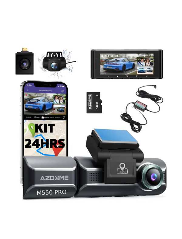 Câmera veicular Azdome M550 PRO