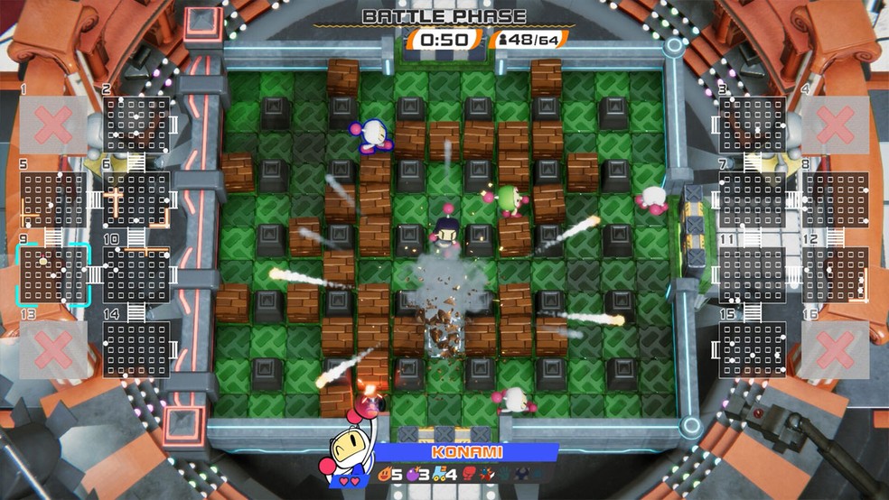 Super Bomberman R 2 traz novos modos e muitas explosões em sequência de game do mascote — Foto: Reprodução/Steam