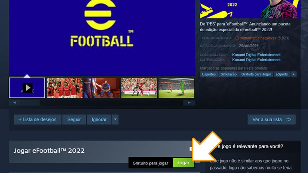 eFootball 2022 Mobile: como baixar e jogar; download e requisitos