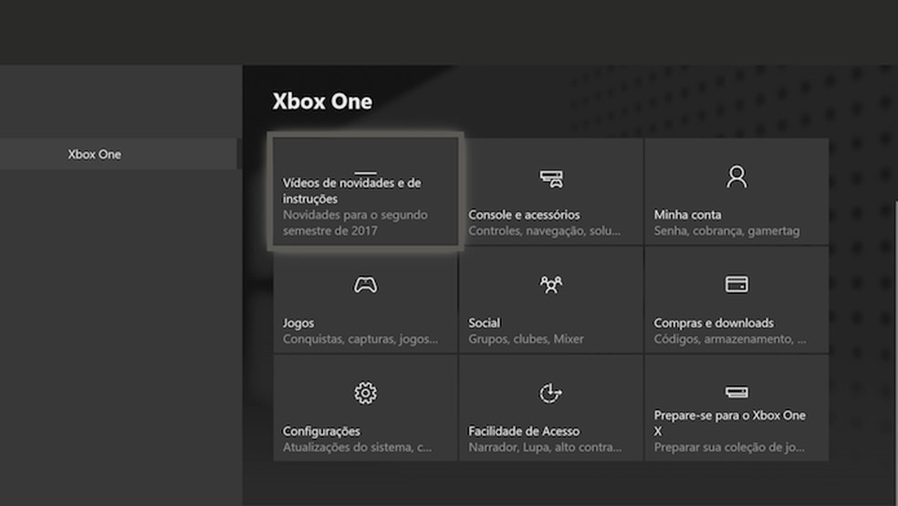 Confira as novidades da atualização dos menus do Xbox One