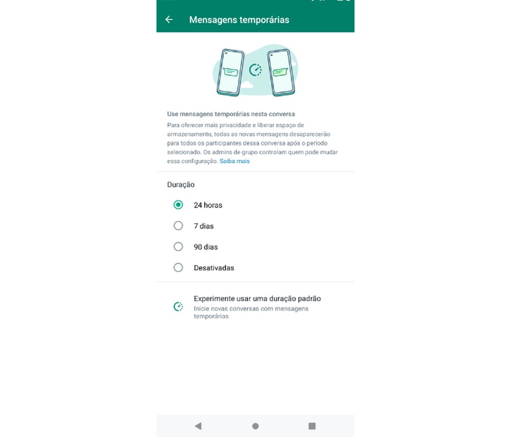 O que é mensagem temporária no WhatsApp? Saiba tudo sobre função