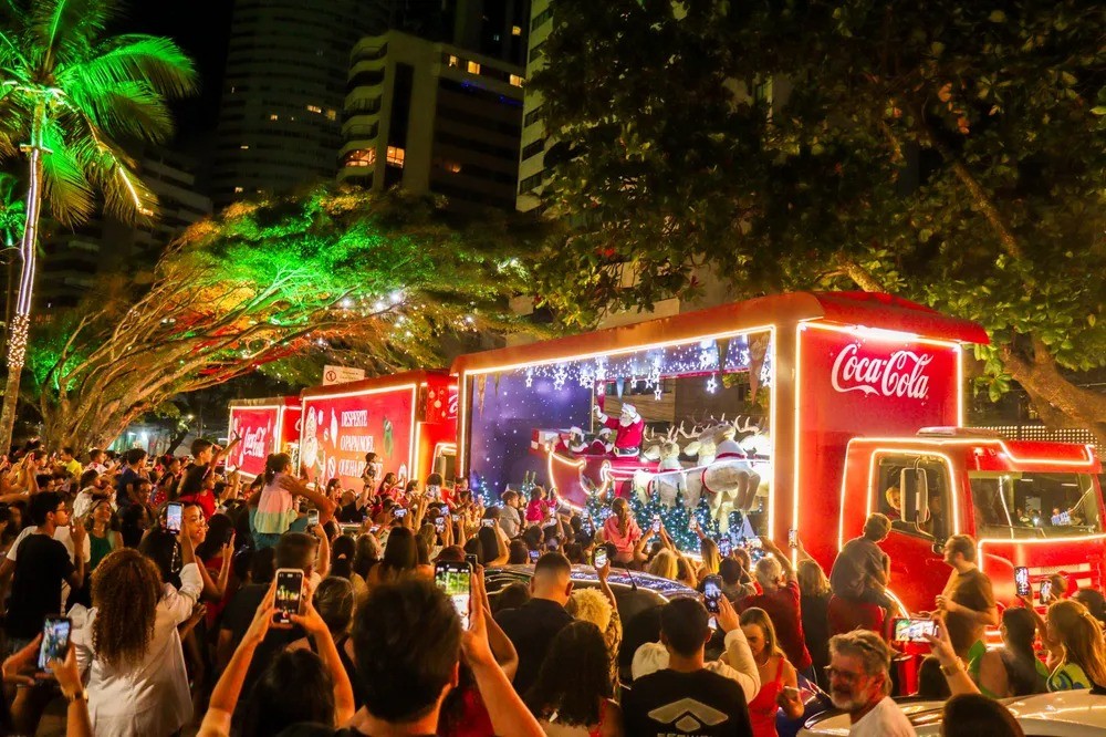 Caravana Coca-Cola de Natal 2025: como ver quando o caminhão estará na sua cidade