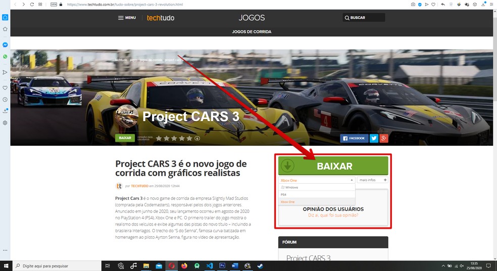 Conheçam os requisitos de Project CARS no PC