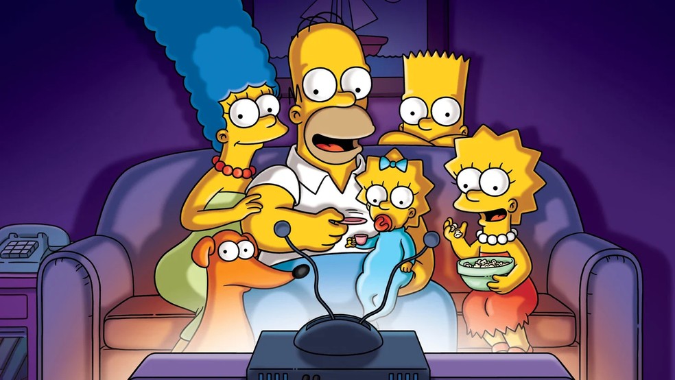 Os Simpsons é uma sitcom americana e um enorme sucesso até os dias de hoje — Foto: Divulgação/Fox
