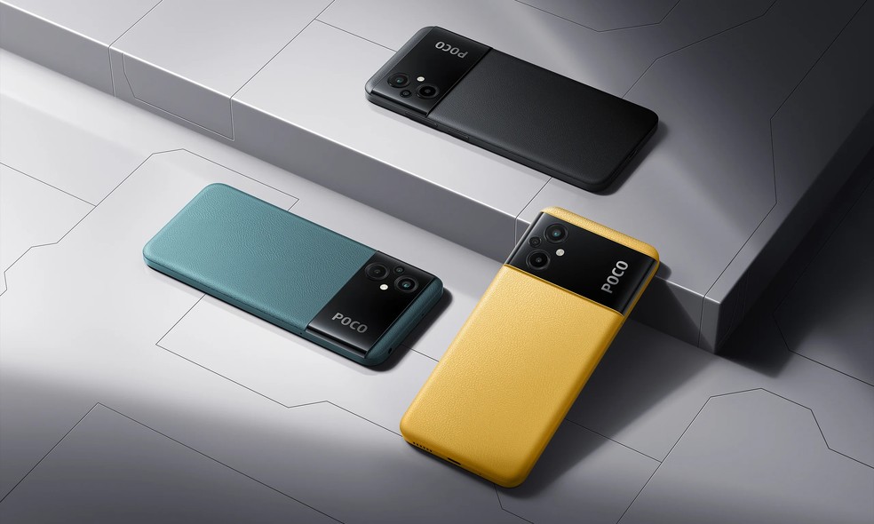 O Poco M5 é um celular intermediário da Xiaomi — Foto: Reprodução/Xiaomi
