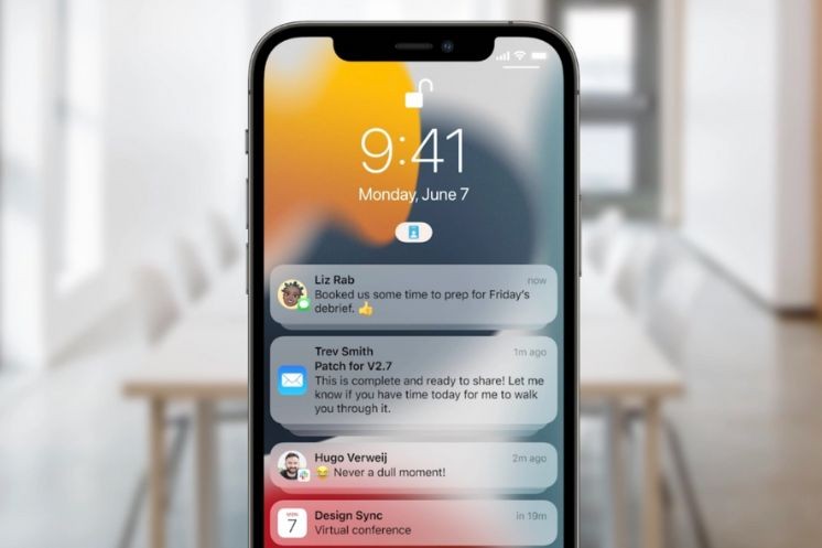 O iOS 15 disponibilizou o Modo Foco aos usuários, que podem personalizá-los. — Foto: Foto: Reprodução/9to5Mac