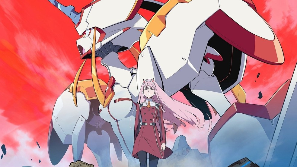 Darling in the Franxx é mais um título de mecchas a ser exibido no Crunchyroll — Foto: Reprodução/The Movie Database