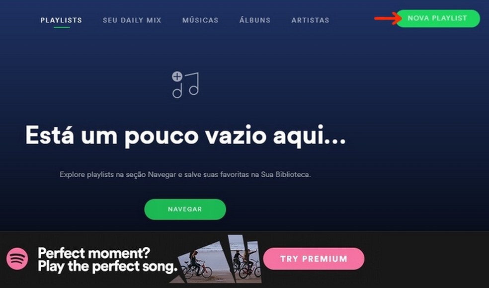 Como Criar E Apagar Playlists No Spotify Pelo Navegador