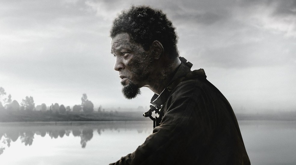 Will Smith é Peter, homem escravizado, em Emancipation  — Foto: Reprodução/Rotten Tomatoes