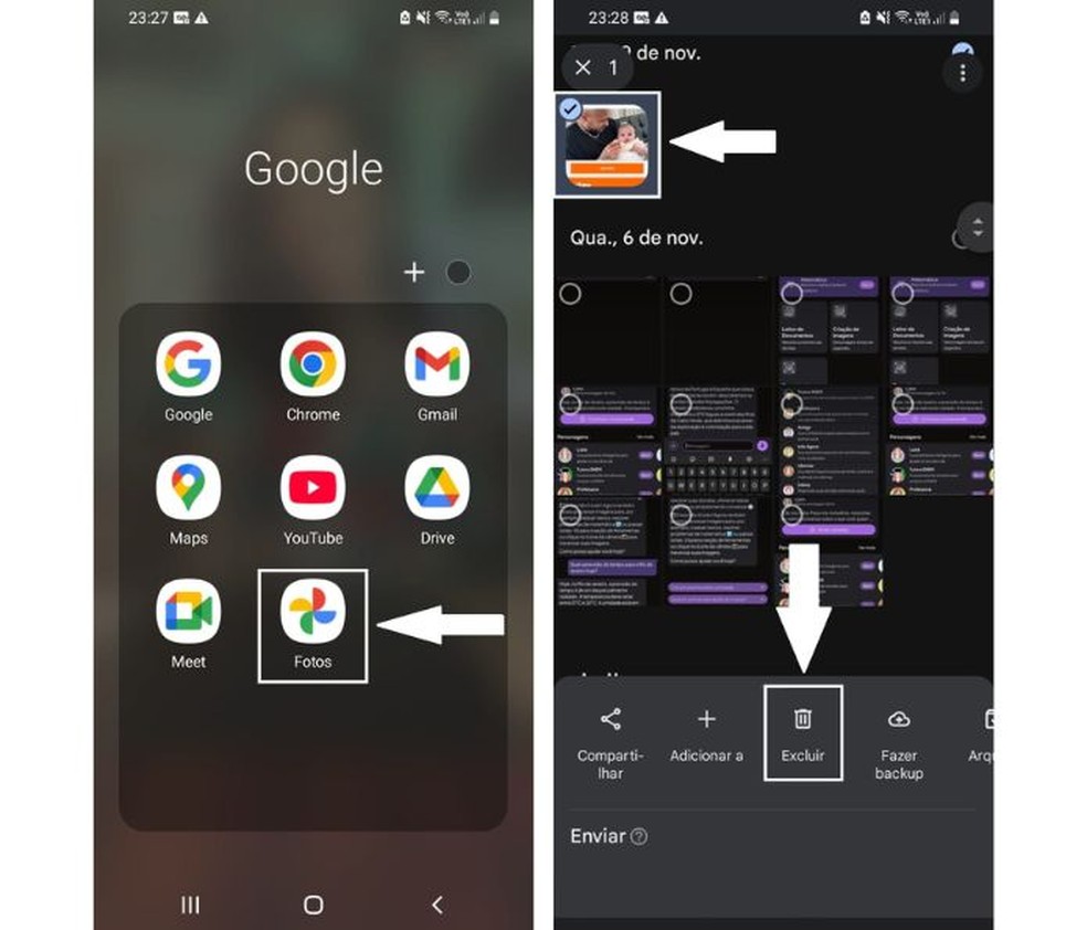 Como Apagar Fotos Do Google Fotos E Manter No Celular