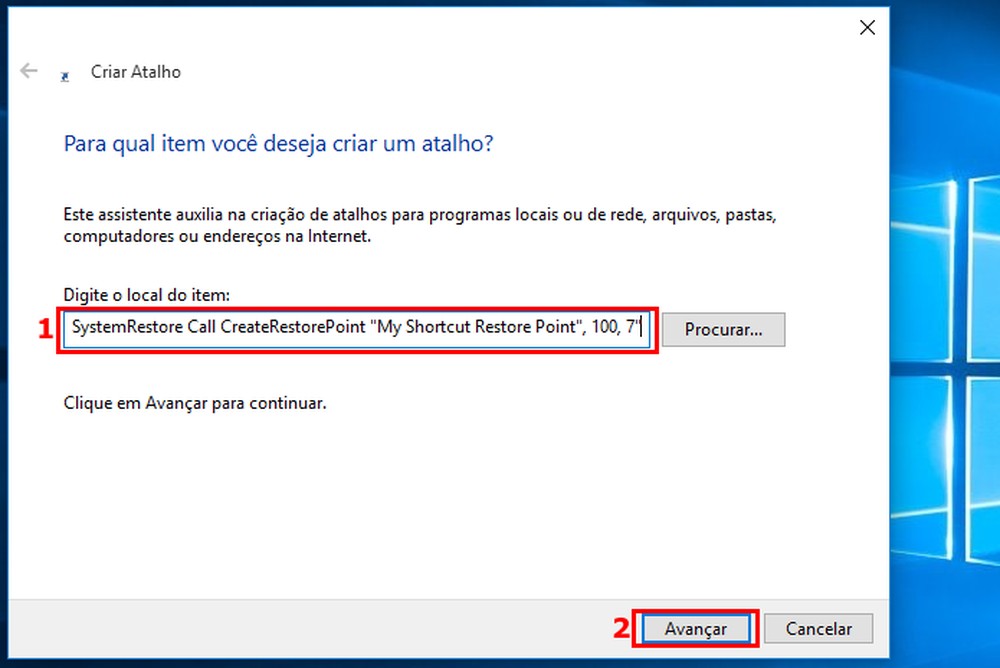 Como Criar Um Atalho Para Gerar Um Ponto De Restauração 1626