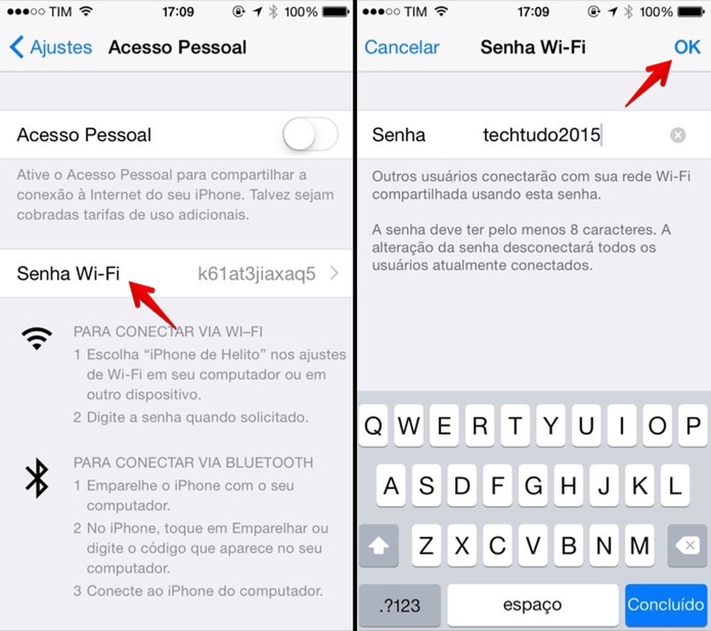 Saiba como mudar a senha do Acesso Pessoal no iPhone e no iPad