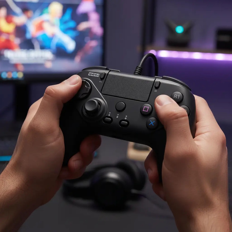 HORI Fighting Commander OCTA é focado em jogadores de luta no PS4 — Foto: Reprodução / Mercado Livre