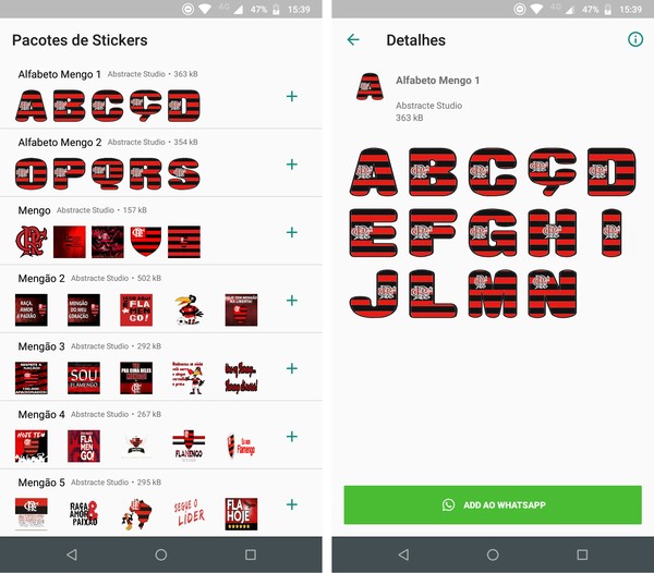 Figurinhas para Whatsapp: Arrascaeta e Flamengo classificado