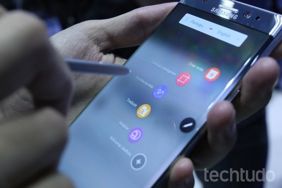 Sucessor do Galaxy Note 7 poderá vir com tela em 4K (Foto: Ana Marques/TechTudo) (Foto: Sucessor do Galaxy Note 7 poderá vir com tela em 4K (Foto: Ana Marques/TechTudo)) — Foto: TechTudo
