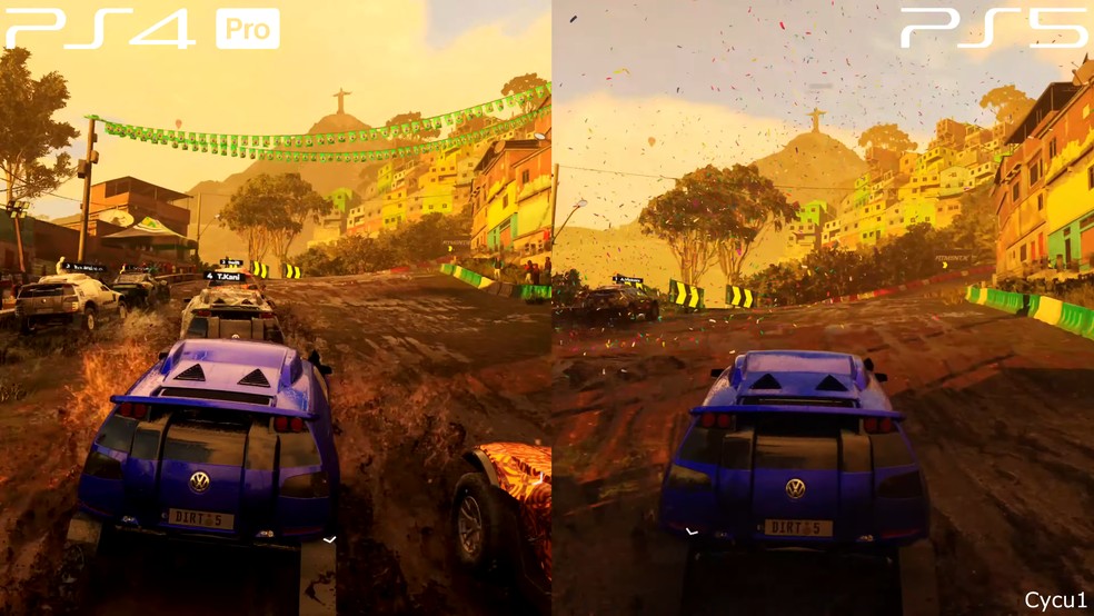 PS4 vs PS5: veja o que muda em Dirt 5 nos gráficos da nova geração