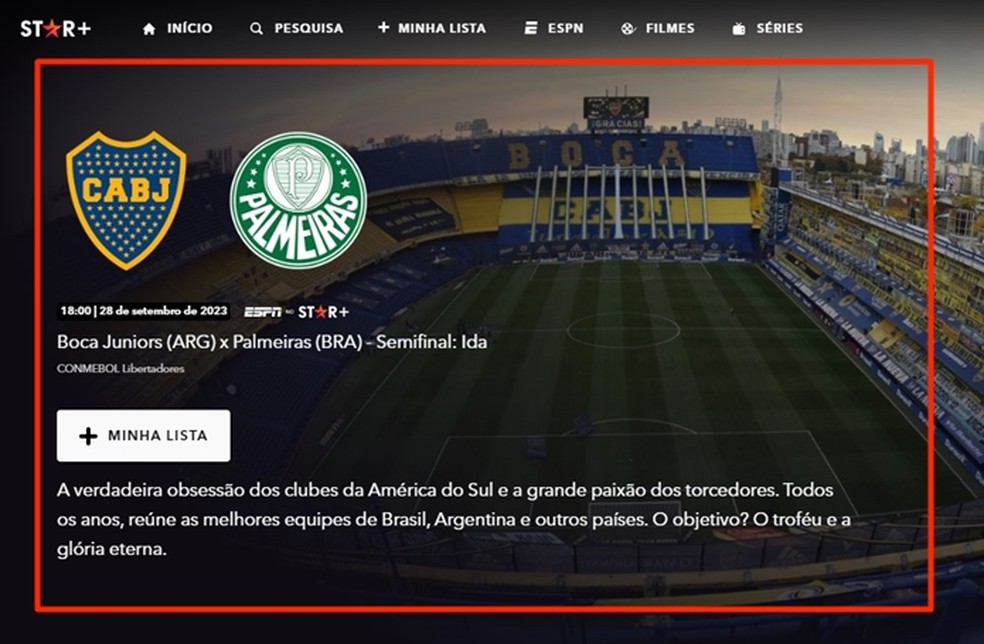 Boca Juniors x Palmeiras ao vivo: como assistir ao jogo online e onde vai  passar na TV pela Copa Libertadores - Portal da Torcida