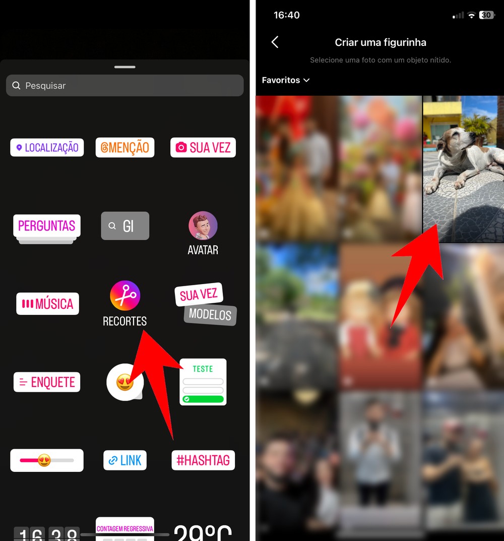 Instagram: como criar figurinhas exclusivas usando o adesivo 'Recortes'