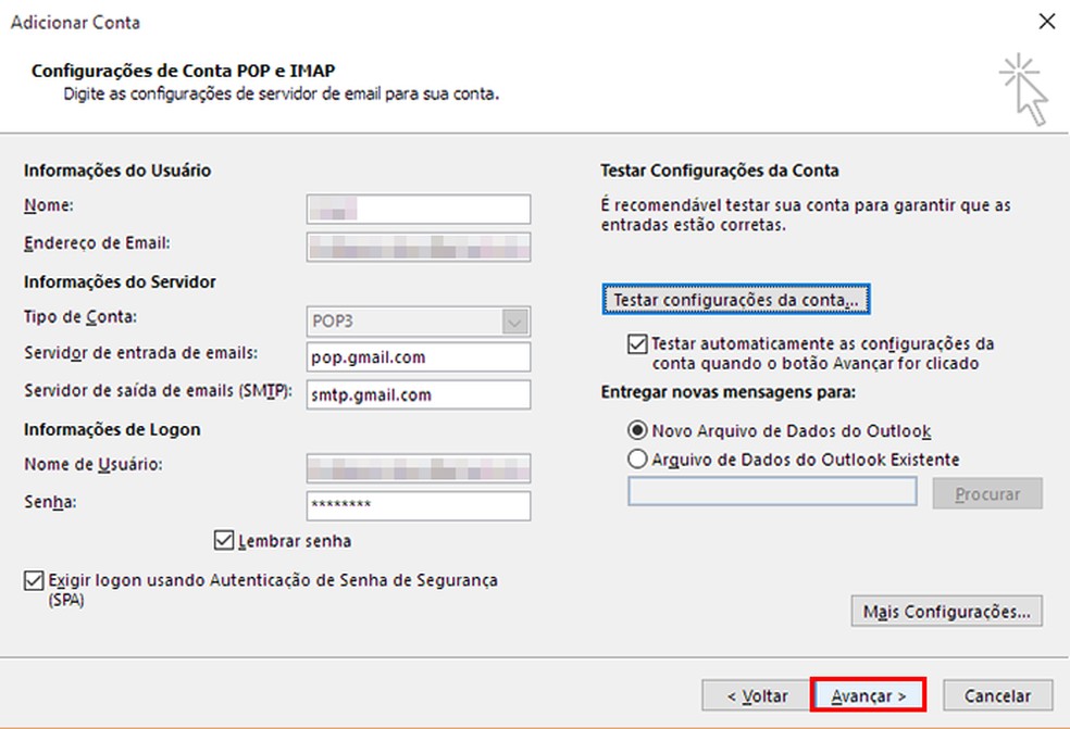 Aceda à sua conta Yahoo.com.br Conta com IMAP, SMTP ou POP3