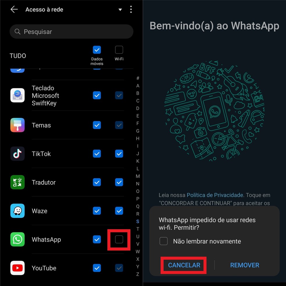 Como deixar o WhatsApp desconectado no Wi-Fi
