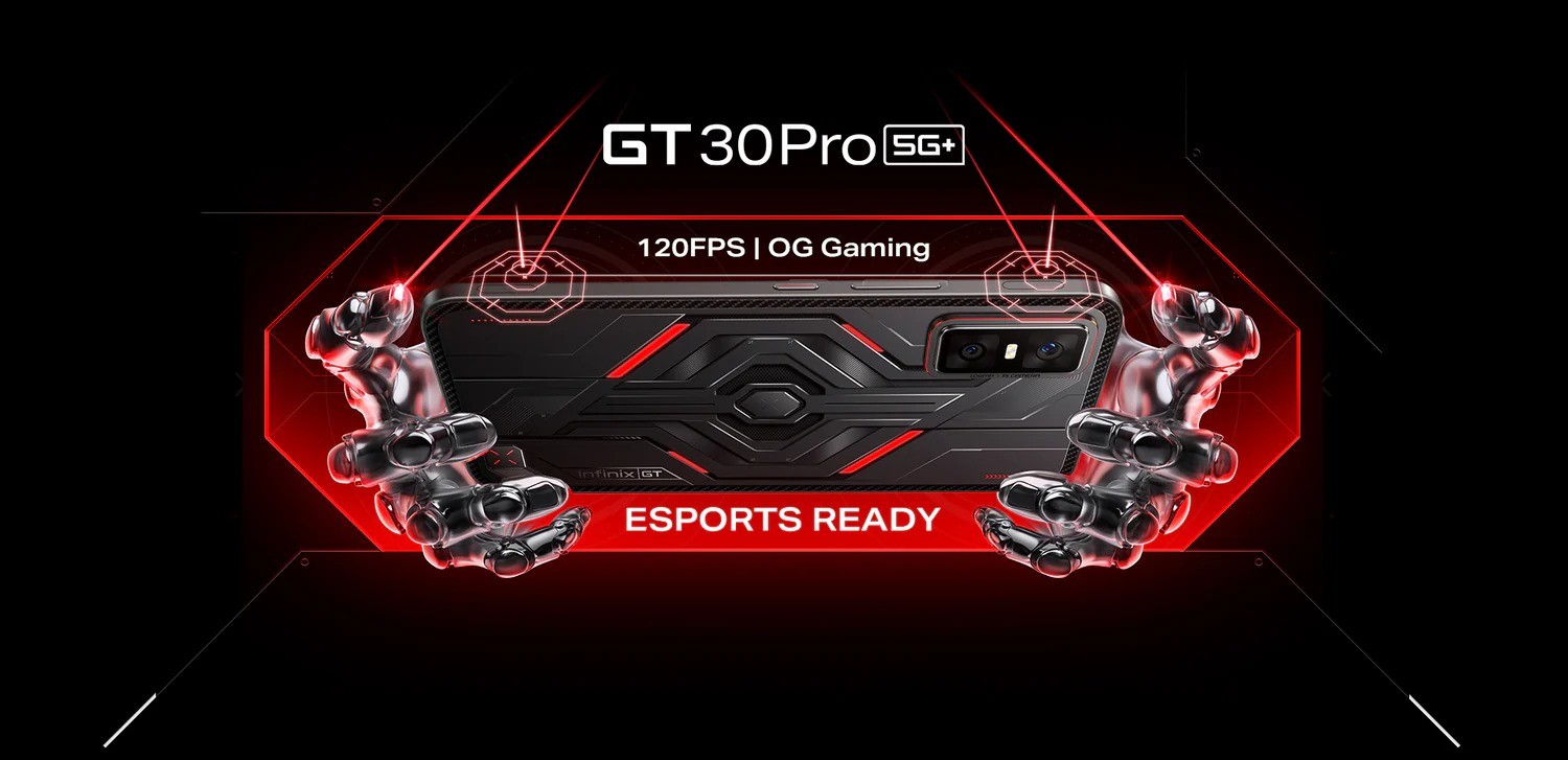 Infinix GT 30 Pro chega ao Brasil com foco em jogos avançados