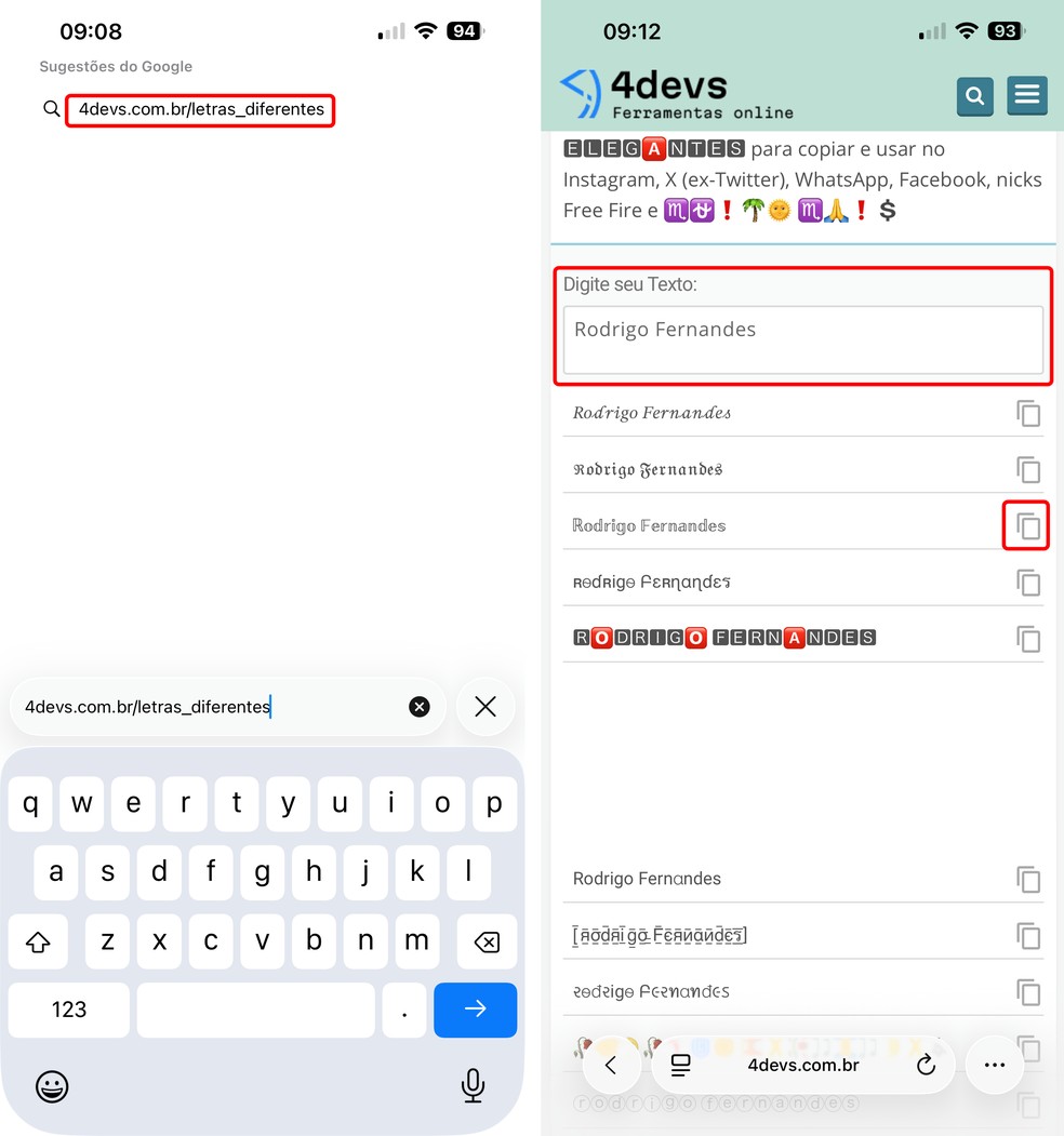  Reprodução/Rodrigo Fernandes