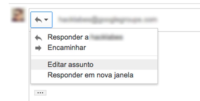 Gmail: como mudar o assunto de um e-mail ao encaminhar ou responder