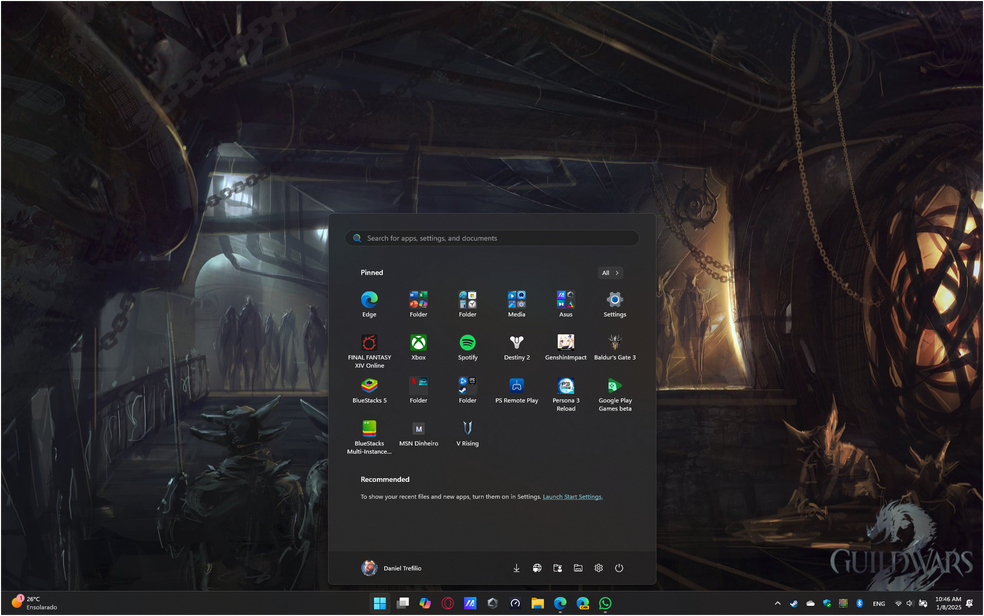  Reprodução/Daniel Trefilio