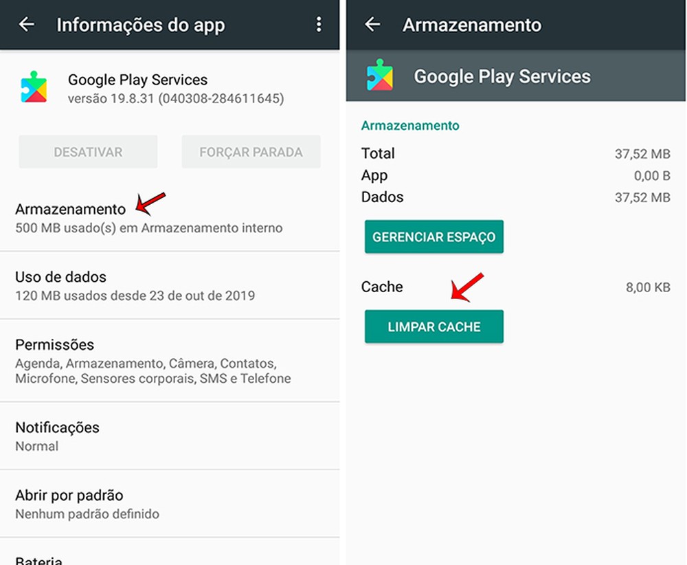 Como atualizar o Google Play Services