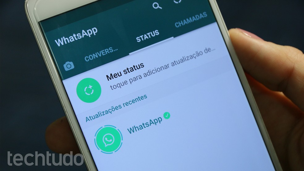 Status do WhatsApp não são tão utilizados pelos usuários — Foto: TechTudo