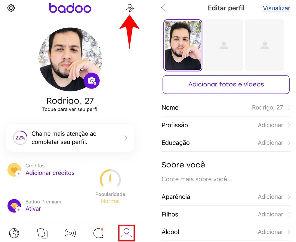 Badoo Premim- Aplicativo para android- Apk - Loja de aplicativos e