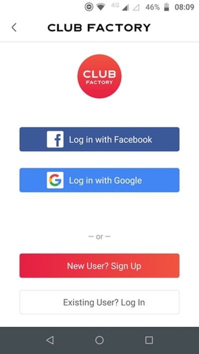 Club factory offers for new users clearance
