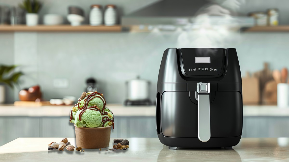 Sorvete na Air Fryer? Receita viral pode te refrescar nesse calor; veja