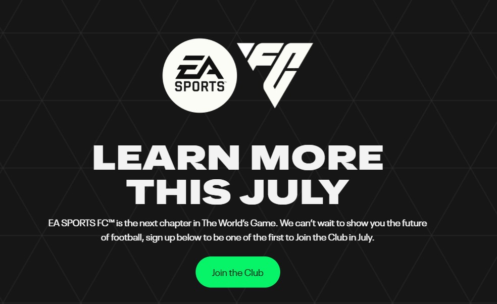 EA apresentou novo jogo EA Sports FC, o primeiro da franquia de futebol que chega sem parceria da FIFA; saiba mais — Foto: Divulgação/EA Sports