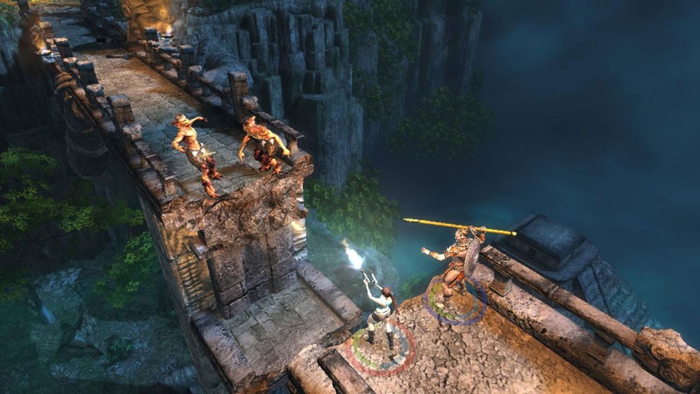 Lara Croft and the Guardian of Light trouxe a personagem para uma experiência isométrica focada em multiplayer cooperativo — Foto: Reprodução/Steam