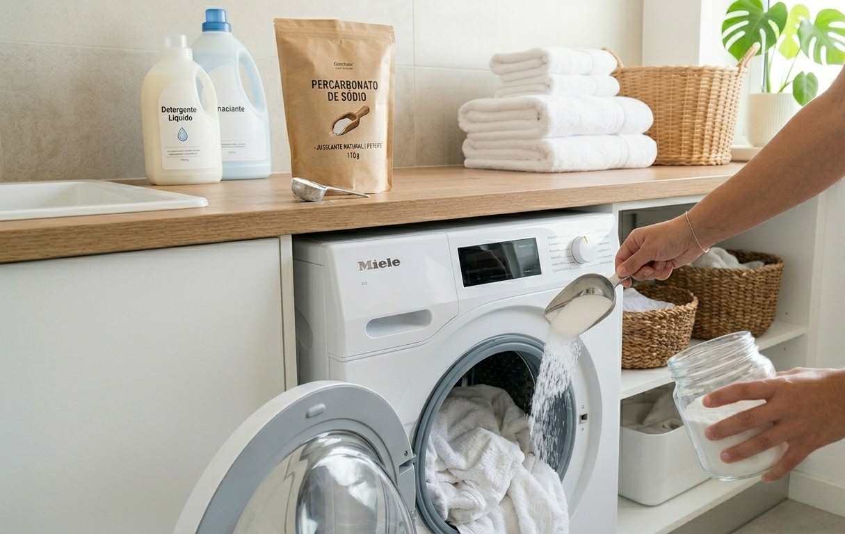 Como usar percarbonato para branquear roupa na máquina: 7 dicas infalíveis