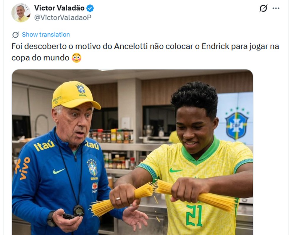  Reprodução/X
