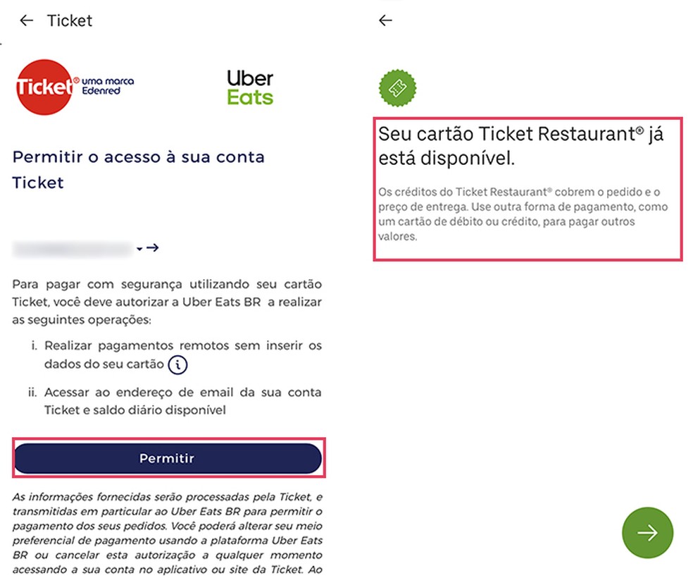 Redes Delivery Ticket TR Ubereats, PDF, Nutrição