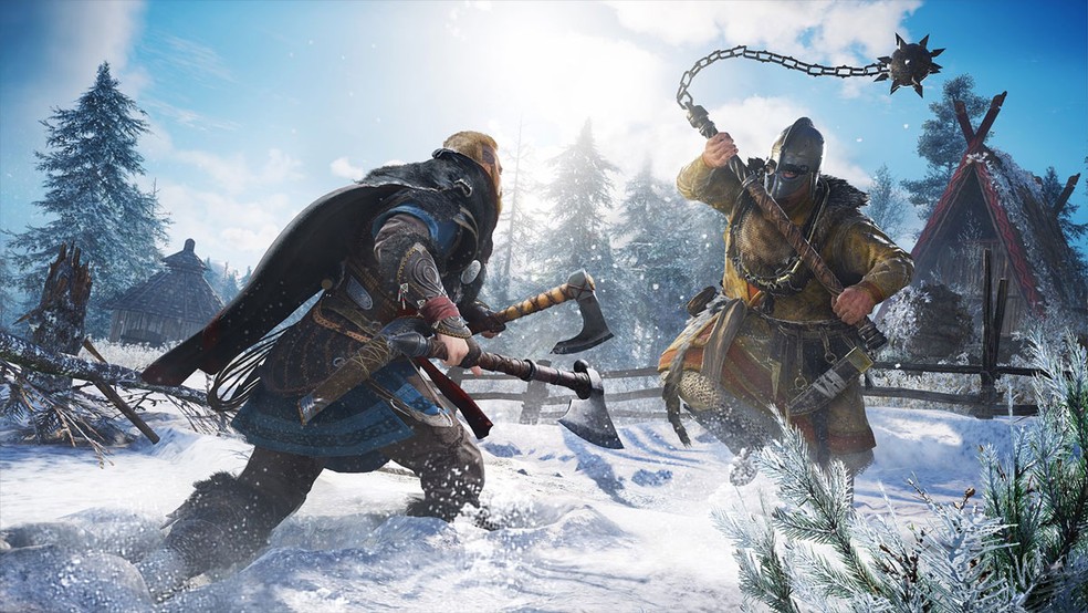 Assassin's Creed Valhalla traz belos gráficos na tradicional franquia de mundo aberto da Ubisoft — Foto: Reprodução/Microsoft Store